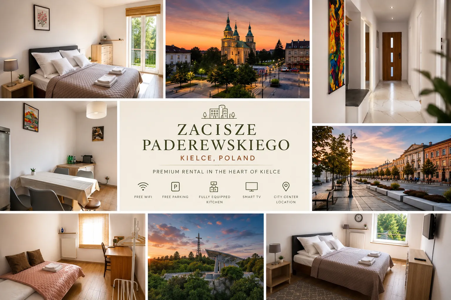 Zacisze Paderewskiego — apartament premium w sercu Kielc